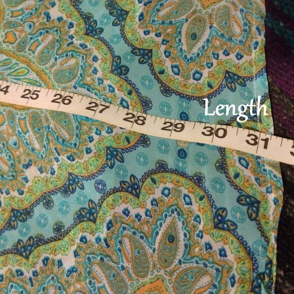 Maurices Sleeveless Semi-Sheer Top XL Boho Lace Panel Back Festival Retro Hippie - Picture 5 of 8